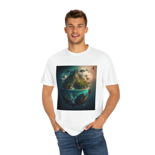 "Welcome to Hexico" - Richard Heart Quote AI Generated Art - Unisex Garment-Dyed T-shirt