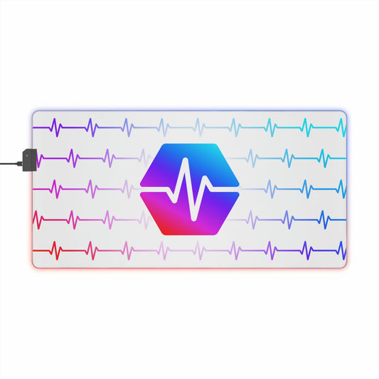 PulseChain "PULSE" LED Gaming Mouse Pad